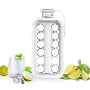 Creative Design Hockey Pot 14pc Ice Cube Making Bottle - White